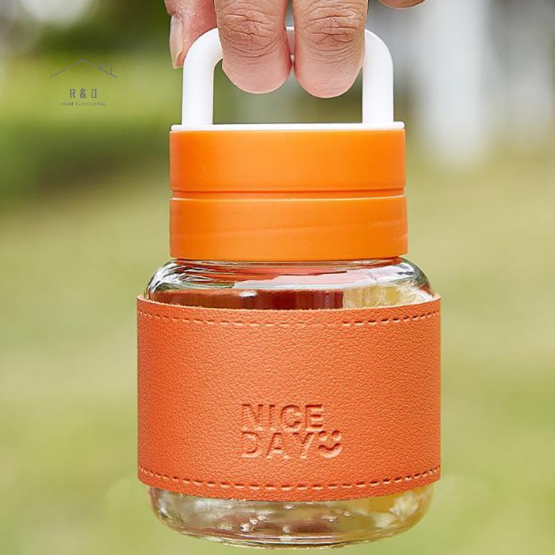 RO > Di Động Nhỏ Nước Thủy Tinh Nước Ly Thủy Tinh Di Động Để Đi Cao Cấp Cấp Mũm mĩm Cốc Dễ Thương Cố