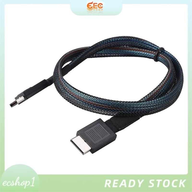 [ecshop1.ph] Cáp PCIE4.0 MINI SAS Cáp nối dài dữ liệu Oculink 24Gbps SFF-8611 sang SFF-8611 Đường tr