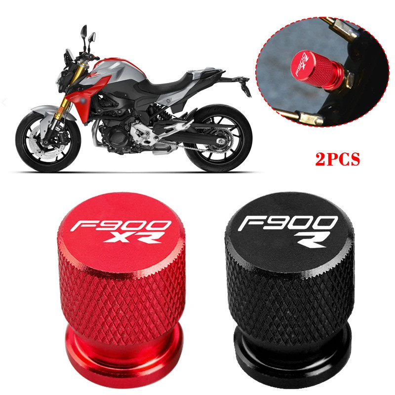 2 Chiếc Xe Máy Lốp Van Cổng Không Khí Thân Nắp Cắm Phụ Kiện CNC Cho Xe BMW F900R F900XR F 900 R F900