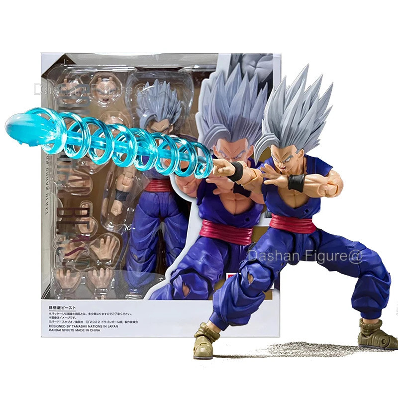 Dragon Ball Siêu Nhân Vật Shf Son Gohan Beast Nhân Vật Hành Động Anime PVC Bộ Sưu Tập Saiyan Gohan H