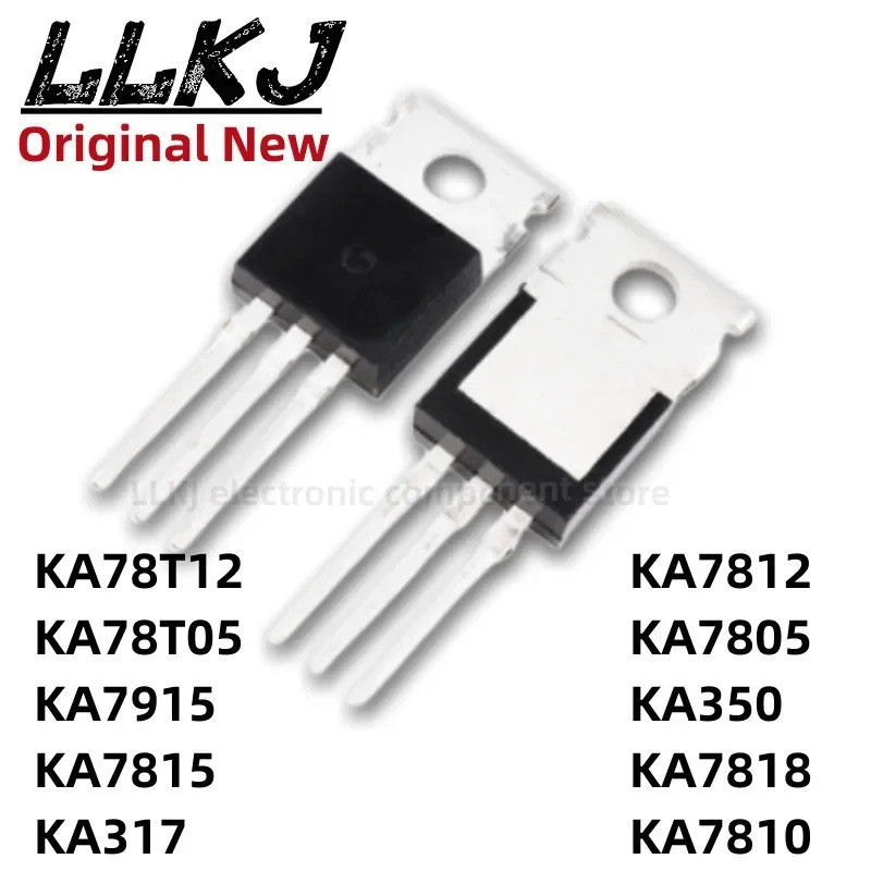 5 Chiếc KA78T12 KA78T05 KA7915 KA7815 KA317 KA7812 KA7805 KA350 KA7818 KA7810 TO-220 Hiệu Ứng Trường