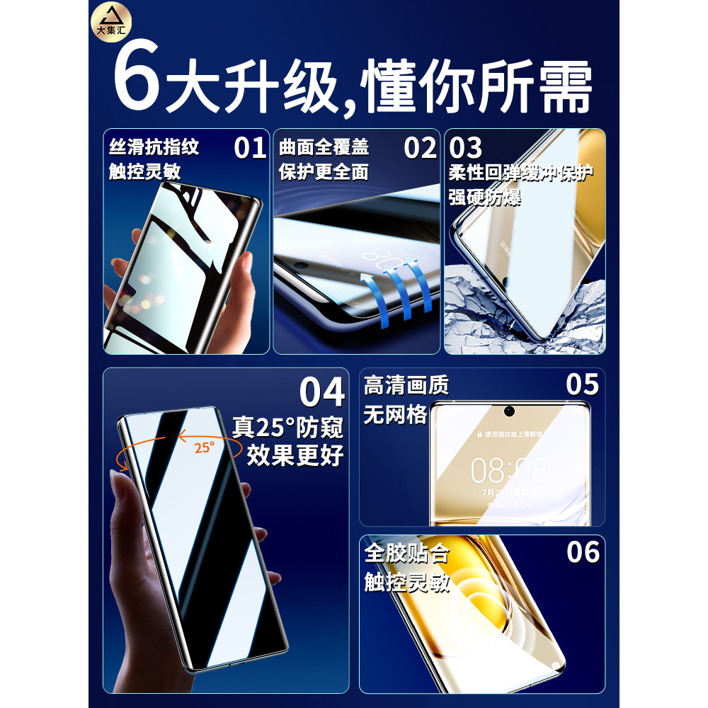 Bộ sưu tập lớn Thích hợp cho Huawei p50pro Phim điện thoại di động p50 Phim cường lực Hydrogel Film 