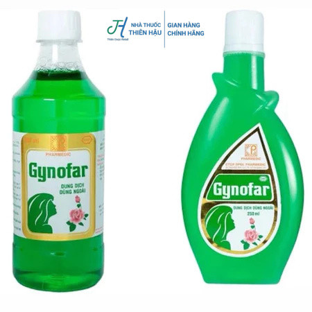 GYNOFAR Dung Dịch Vệ Sinh Nữ, Hỗ Trợ Trị Mụn Lưng, Viêm Nang Lông Hiệu Quả - Chai 500ml