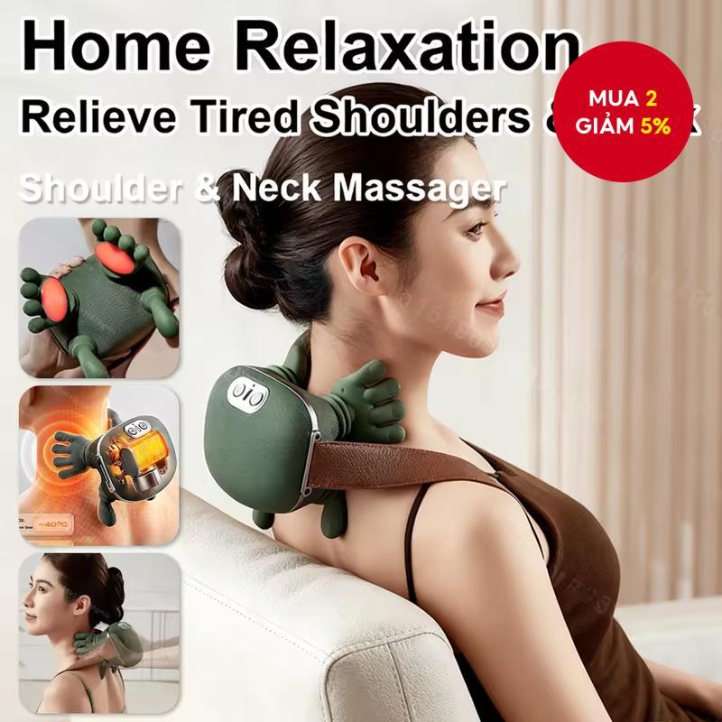 Máy Massage Vai Gáy Cổ Massage Master N7, Mát Xa Cổ Vai Gáy, Nóng, Điện