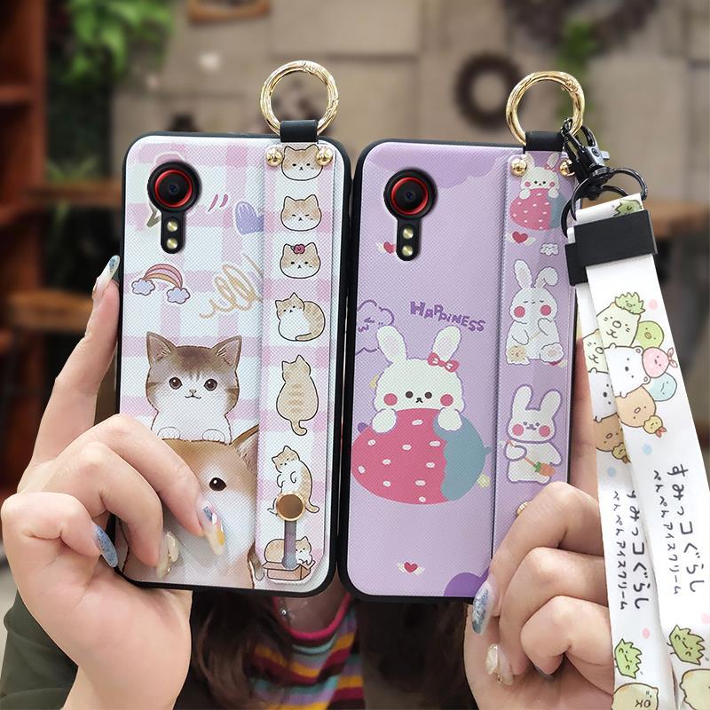 Thiết Kế Thời Trang Ốp lưng Cho Samsung Galaxy Xcover5 / SM-G525F Chân Đế Vỏ Mềm Chống Va Đập Chống 