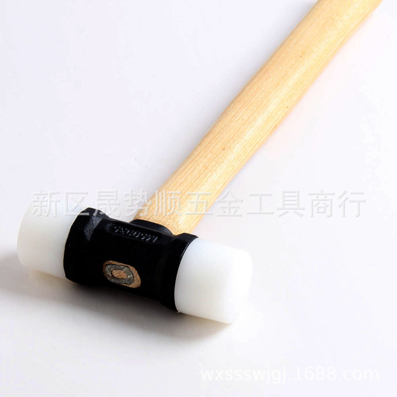 Aoxin Trắng Gỗ Nguyên Chất 12 Mặt Gang Lắp Đặt Búa Nylon Trắng Lắp Đặt Búa S7532 / S7535 / S7538