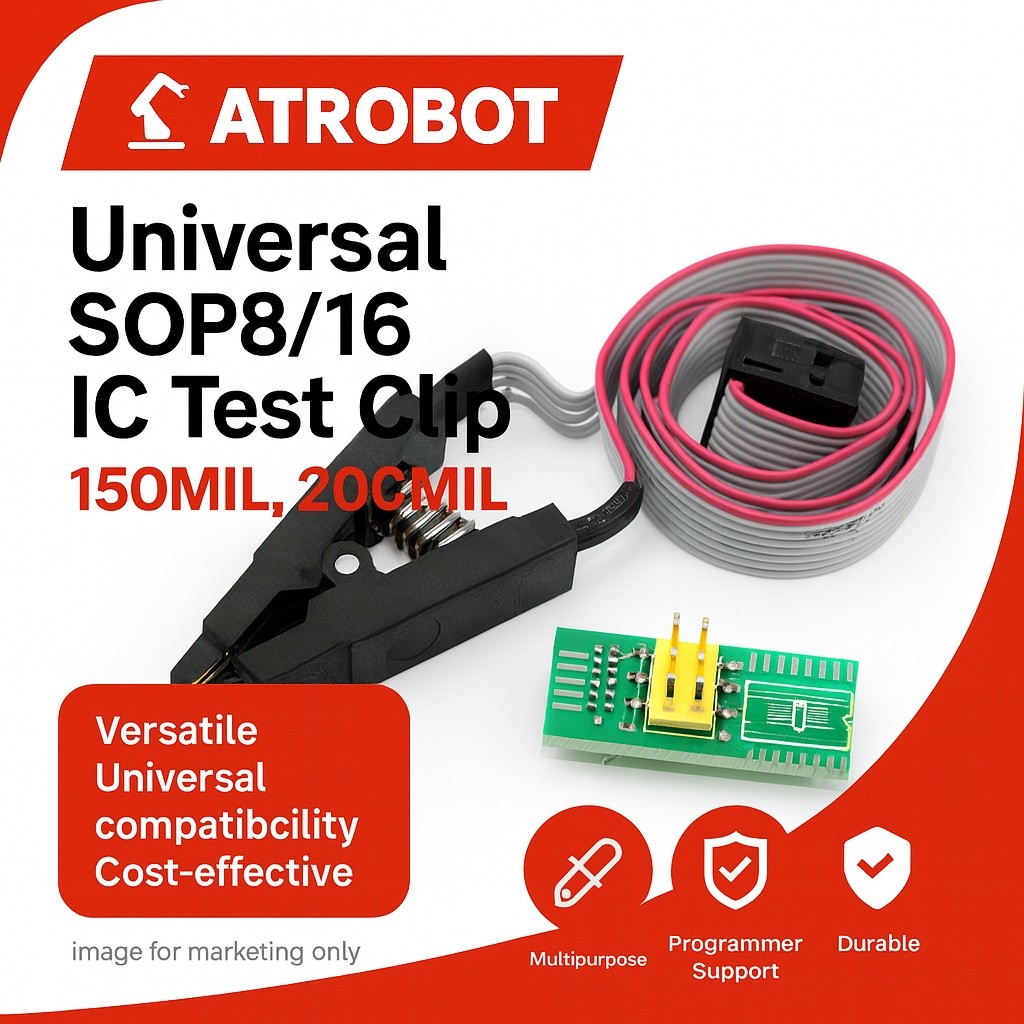 Kẹp kiểm tra IC SOP8 / 16 (SOP16 đến DIP8 SOP16 với lập trình viên sol CH341A) 1.27mm Tất cả các kíc