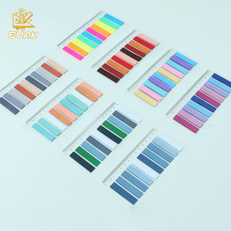 Alittlesetrtu 200 Chiếc Hình Chữ Nhật Trong Suốt Stiy Notes Huỳnh Quang Chỉ Số Tab Cho Văn Phòng Trư