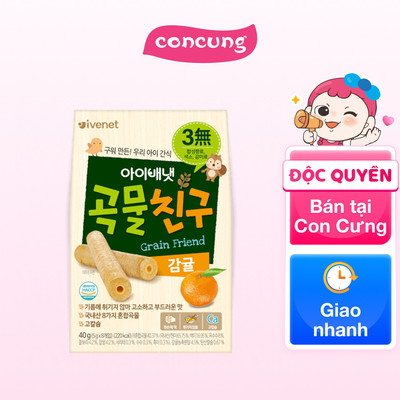 THỰC PHẨM BỔ SUNG BÁNH XỐP IVENET VỊ QUÝT