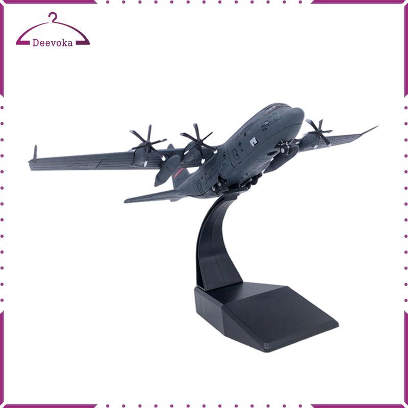 Hợp Kim Diecast Tỉ Lệ 1: 200 C130 Máy Bay Vận Chuyển Có Chân Đế Máy Bay Mô Hình Cho Bàn Người Lớn Qu