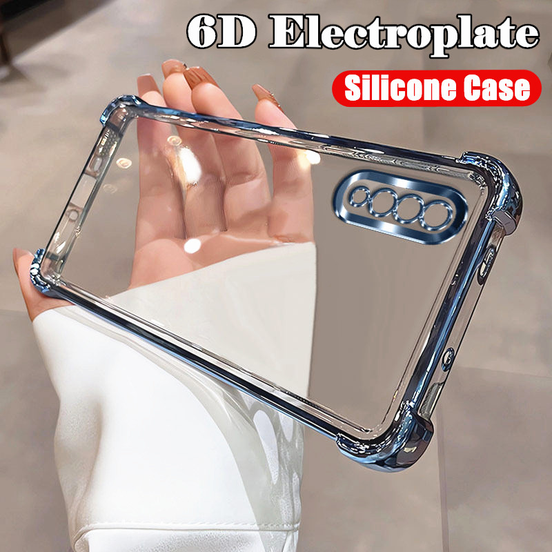 Dành Cho Samsung Galaxy A70 6.7 inch SM-A705F A705FN A705YN Silicon Mềm Mạ Cạnh Thạch Vỏ Bảo Vệ Cấp 