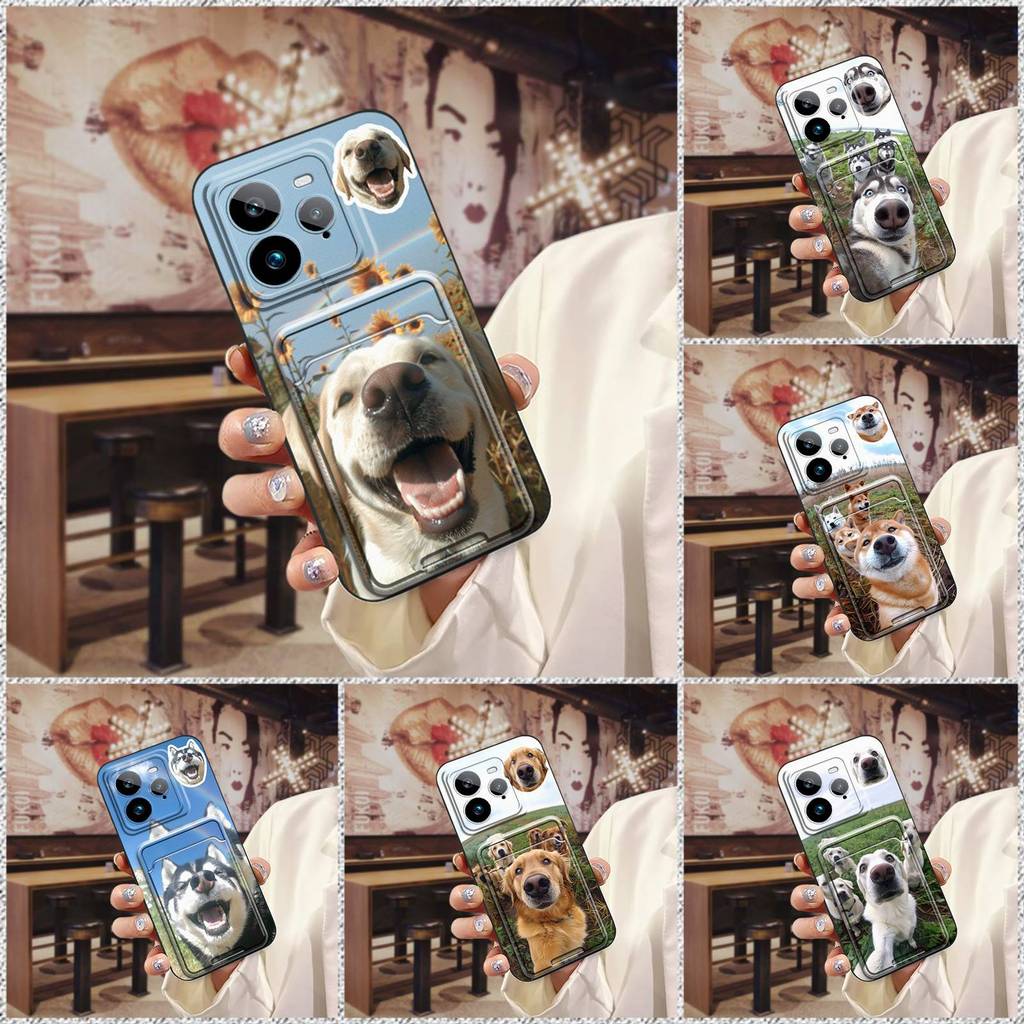 Ốp Lưng Hoạt Hình Ốp lưng Realme GT7 Pro Silicone Chống Va Đập Tay Áo Thẻ Chống Thấm Nước Chống Sốc 