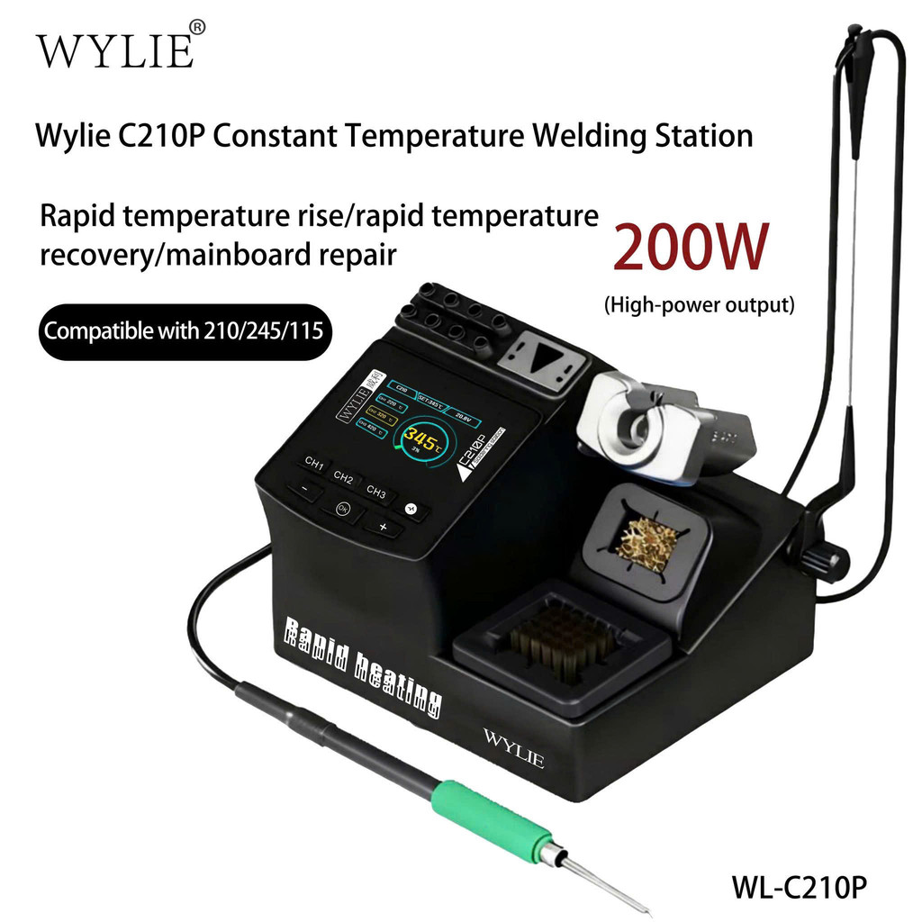 Máy hàn nhiệt C210 WYLIE C210P – Công Suất Lớn 200W hỗ trợ C115/C210/C245