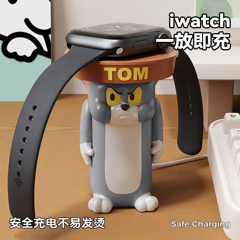 Thích hợp cho iwatch Apple S9 Huawei Watch Đế sạc Cat Stand Đế sạc applewatch