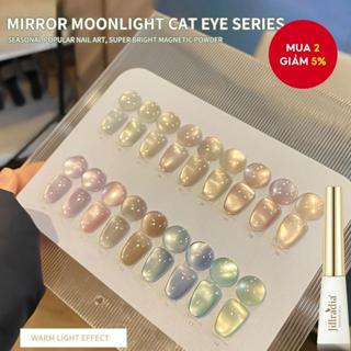  Bộ 18 món sơn gel mắt mèo phản chiếu 10ml 18 màu mới với khả năng đào thải UV LED để làm móng nghệ thuật - Không bao gồm que nam châm. 