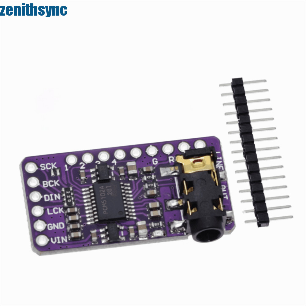Mô-đun máy nghe nhạc ZENITHSYNC I2S, Giao diện âm thanh kỹ thuật số I2S PCM5102A I2S Máy nghe nhạc b