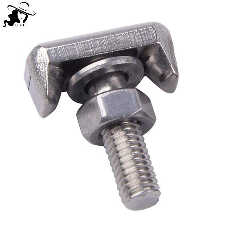 LISHU T-Bolts Vít Thép không gỉ M6 Đầu nối pin Đầu nối pin th