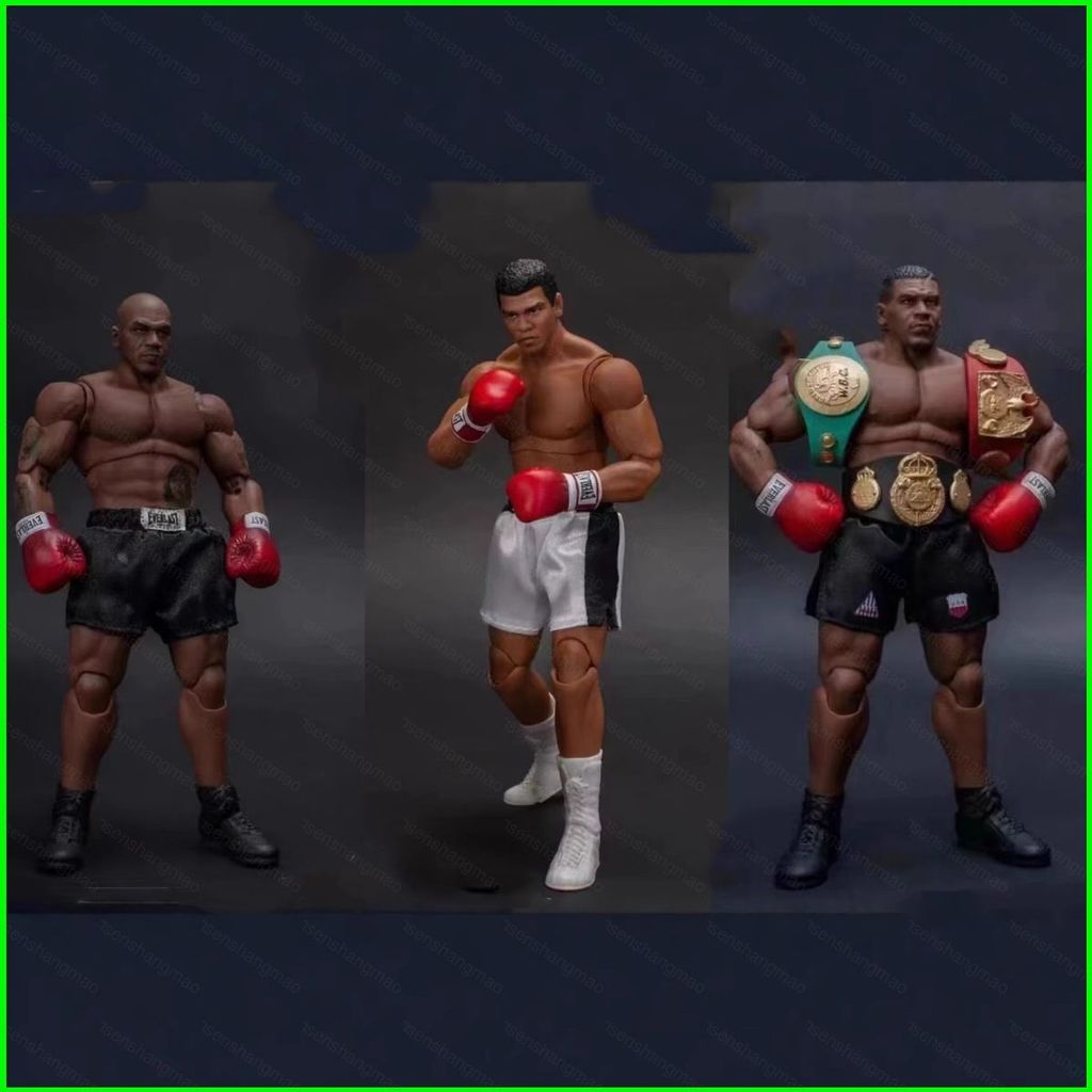PS1 Champ Mike Tyson Hành Động Hình Khớp Là Di Động Thay Thế Đầu Mô Hình Búp Bê Đồ Chơi Trang Trí Qu