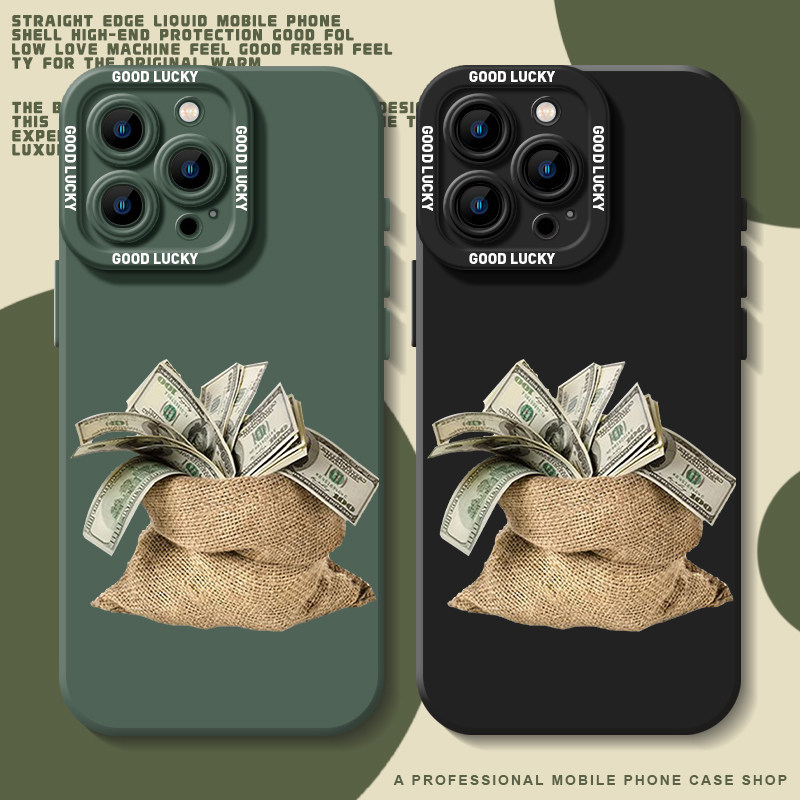 Đô la Thích hợp cho vỏ điện thoại Apple 17air iphone16 Tiền giấy 15 đô la 14plus / 13Promax Châu Âu 