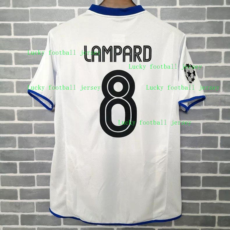 Áo bóng đá Chelsea retro away kit, ngắn tay, chất lượng cao