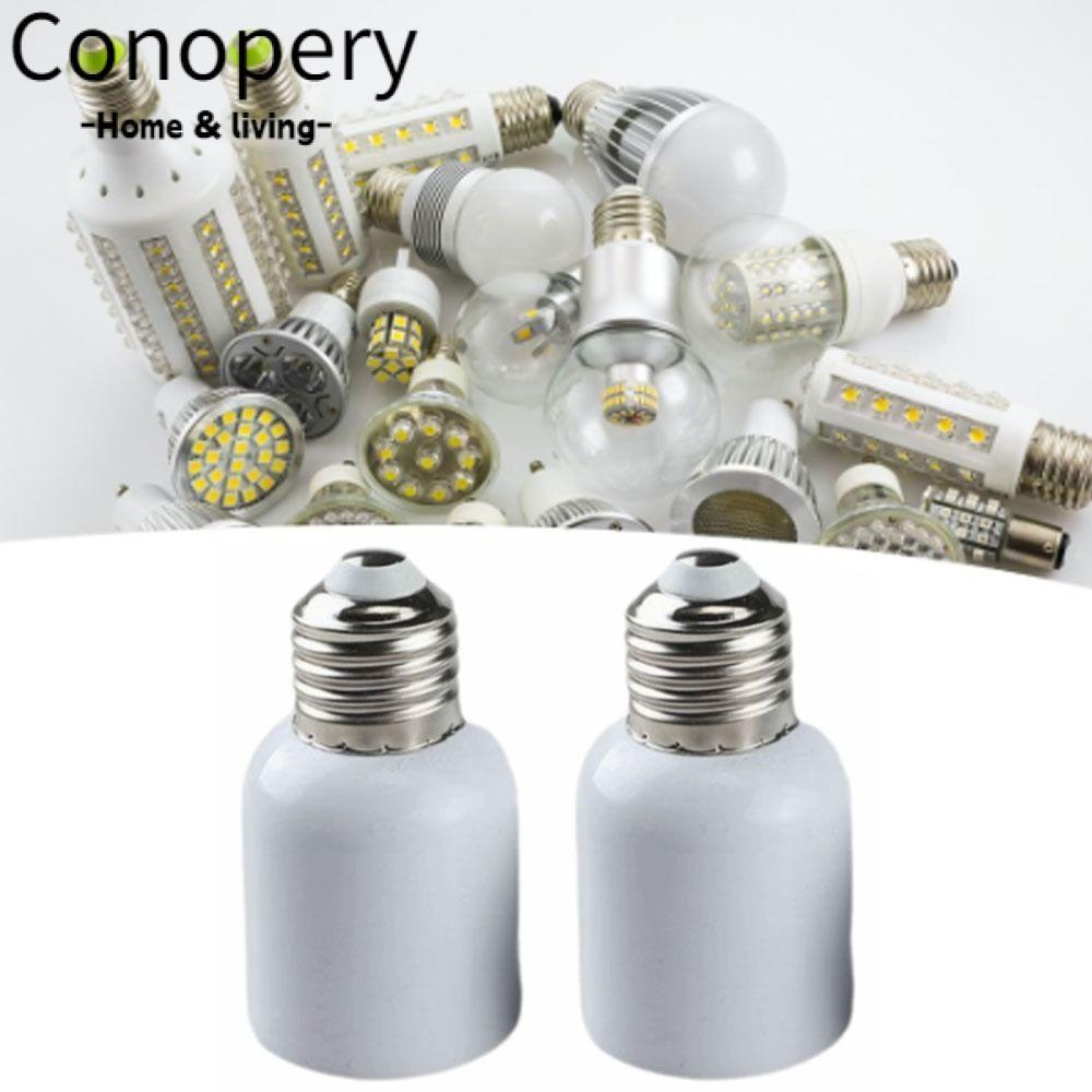 CONOPERY 2 Bộ chuyển đổi ổ cắm nhẹ, Bộ chuyển đổi chịu nhiệt 110-240V E27 sang E40, Bộ chuyển đổi ổ 