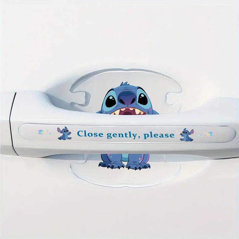 Car Door Handle Bowl Anti-Scratch Handle Anti-Collision Door Pieces Protection Cartoon Anti-Collisio