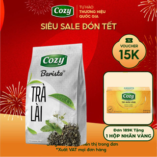  Lục Trà Lài Cozy Barista 500g Trà Xanh Trà Nhài Cao Cấp Hậu Ngọt Vị Trà Đậm dành cho pha chế 