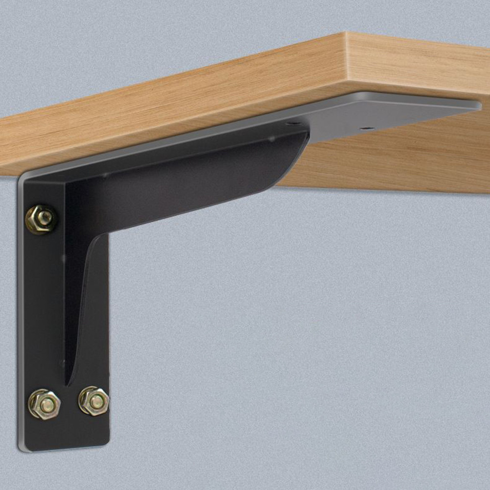 ⭐GROUS⭐Industrial Mantel Brackets Large Metal Shelf Mount Rust Inhibitor Paint