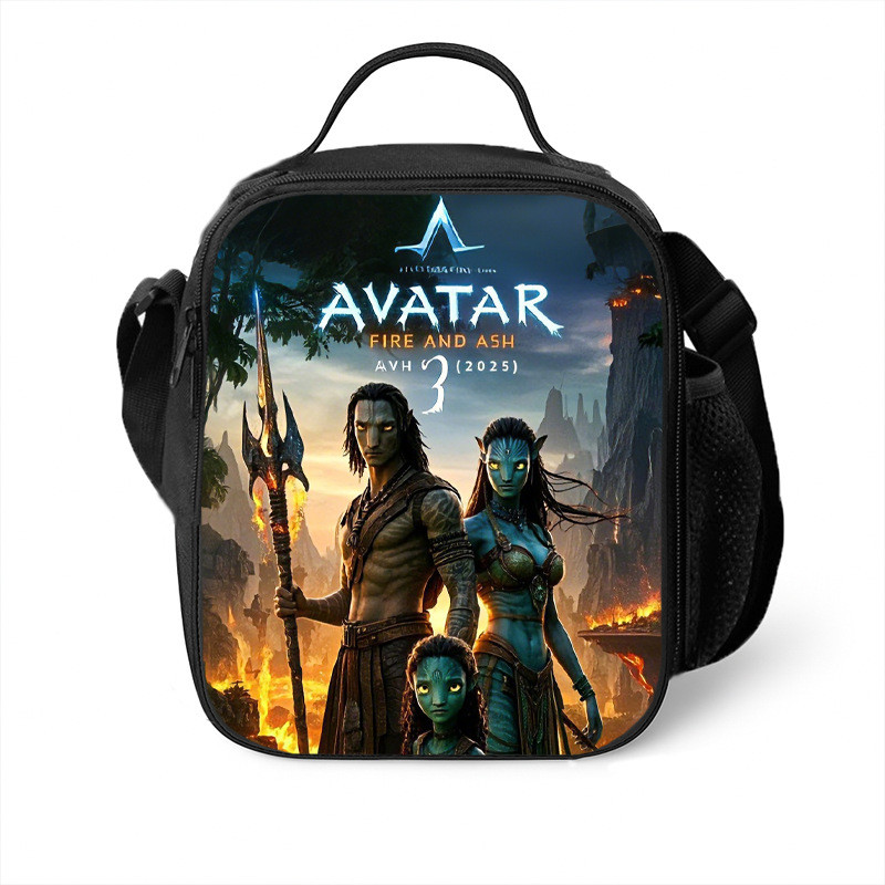 Avatar 3 Lửa Và Nhúng Bữa Ăn Gói Avatar Sinh Viên Bữa Trưa Hoạt Hình In Hình Ice Pack Túi Cách Nhiệt
