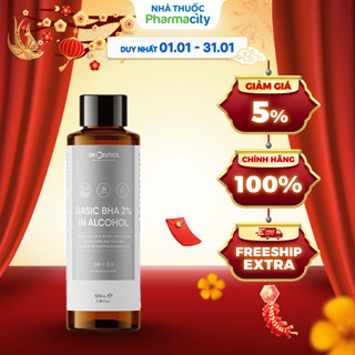  DrCeutics Dung Dịch Tẩy Da Chết Nền Cồn Basic BHA 2% In Alcohol 100ml Chai 