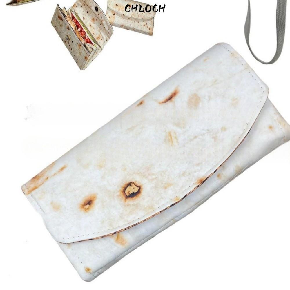 Ví CHLOCH Burrito, Kẹp tiền xu có thể gập lại Burrito, Quà tặng Nhiều ngăn có khe cắm thẻ