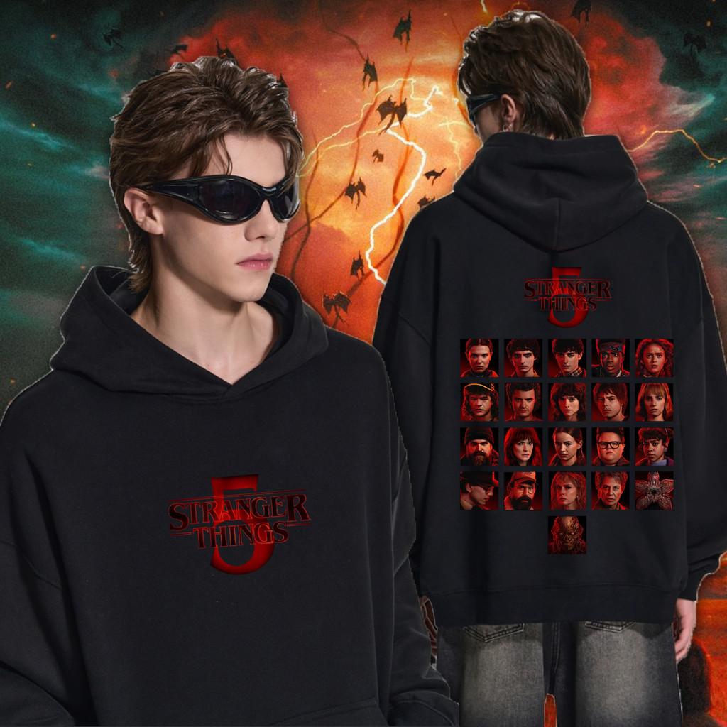 Áo Hoodie in hình nhân vật Stranger Things Season 5