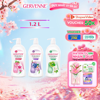  Sữa tắm trắng da hương nước hoa Gervenne 1.2L  3 mùi  