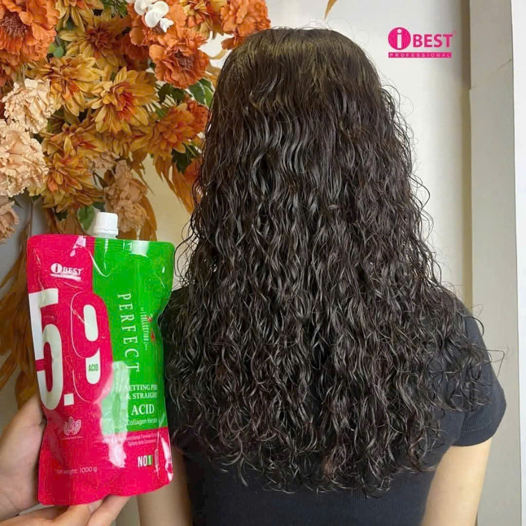 Túi Uốn Duỗi Đa Năng Setting Perm & Straight Collagen Keratin iBest 1000ml