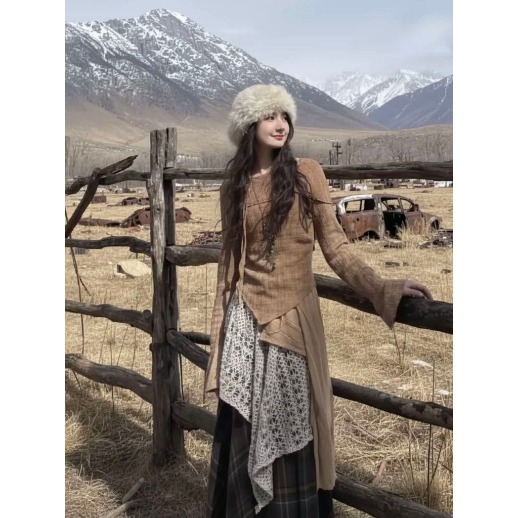 Đầm phong cách Nomadic thu đông - Bộ đồ Melade Wasteland