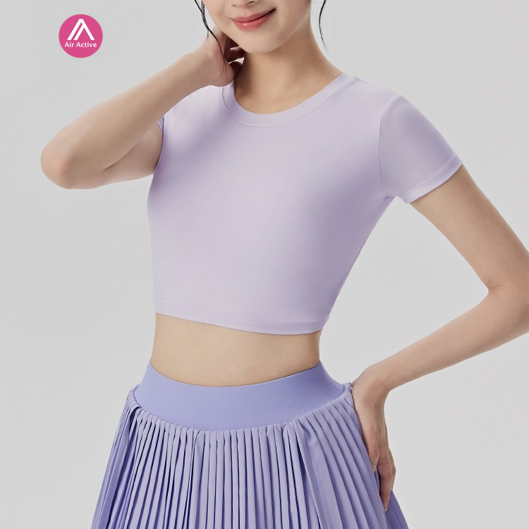 AirActive Sports Top Twist Hollow Độ đàn hồi cao Pilates Yoga Fitness