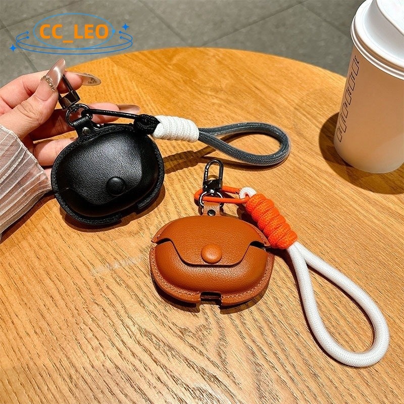 for Shokz OpenDots One E310 CaseLeather Soft Case with Lanyard Suitable for Shokz OpenDots One E310 