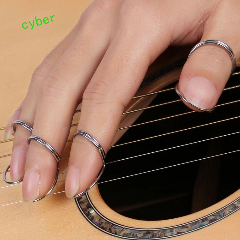 CYBERLINX Acoustic Guitar Pick, Finger Nail Guitar Pick Classical Electric Bass Finger Guitar Pick, 