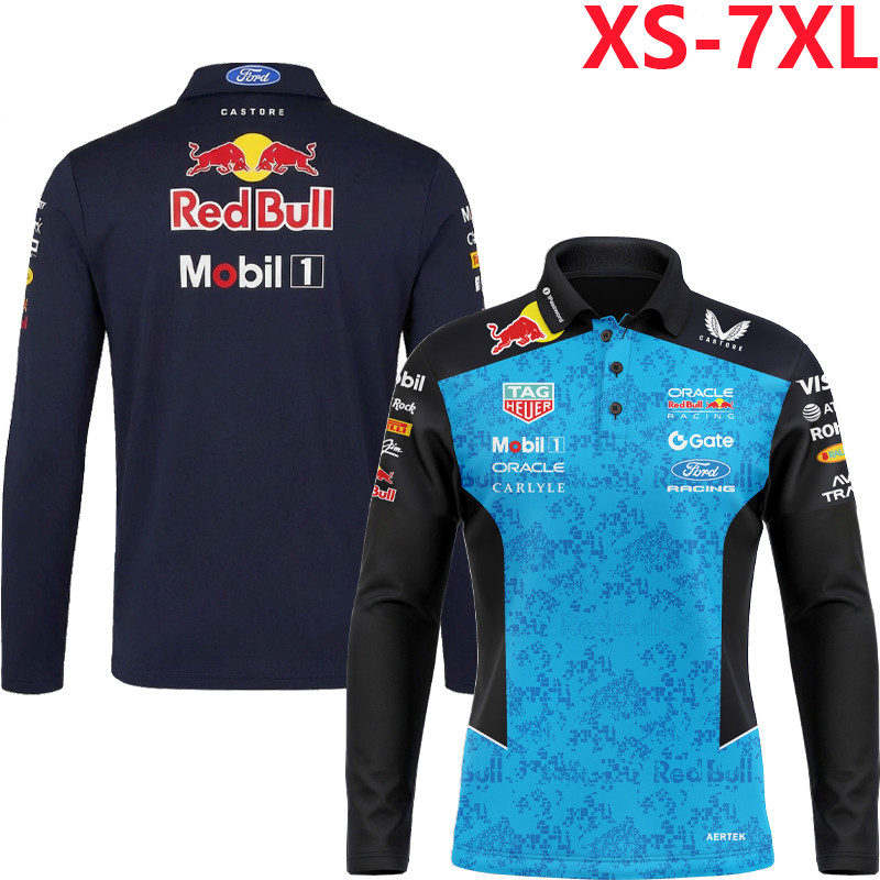 2026 Áo thun dài tay Unisex F1 mới + F1 Red Bull Racing Team Jersey