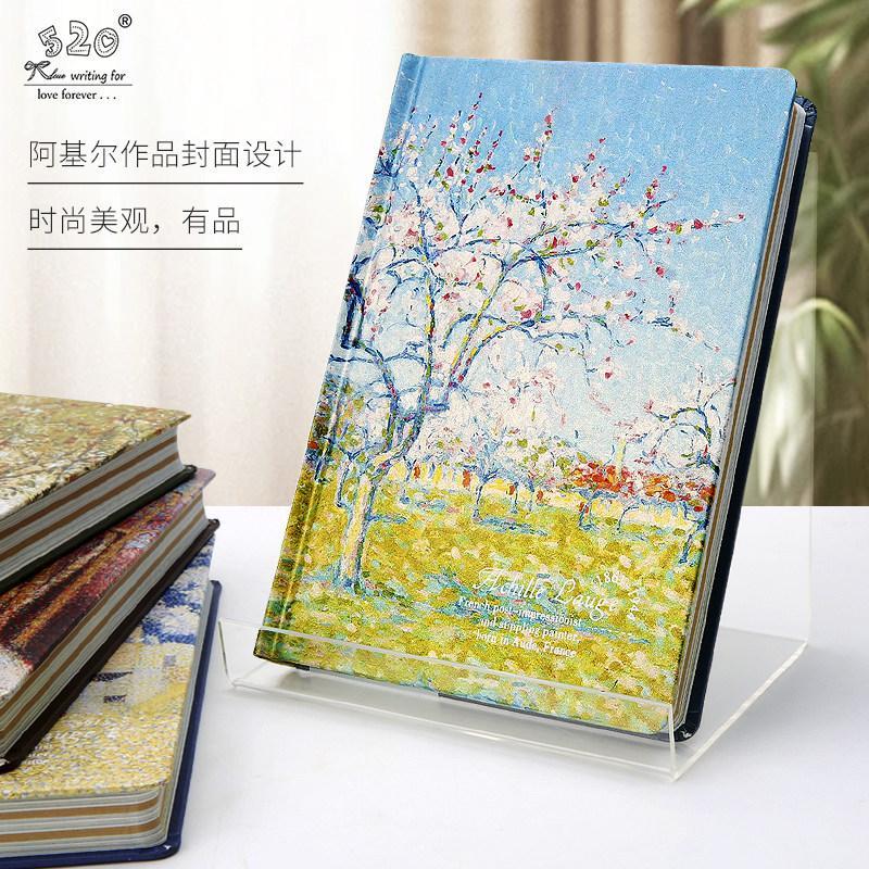 M u m i n m 2026 Akiel Full Color Page Bìa cứng A5 Notebook 128 Trang Minh họa Sổ tay văn bản bên tr