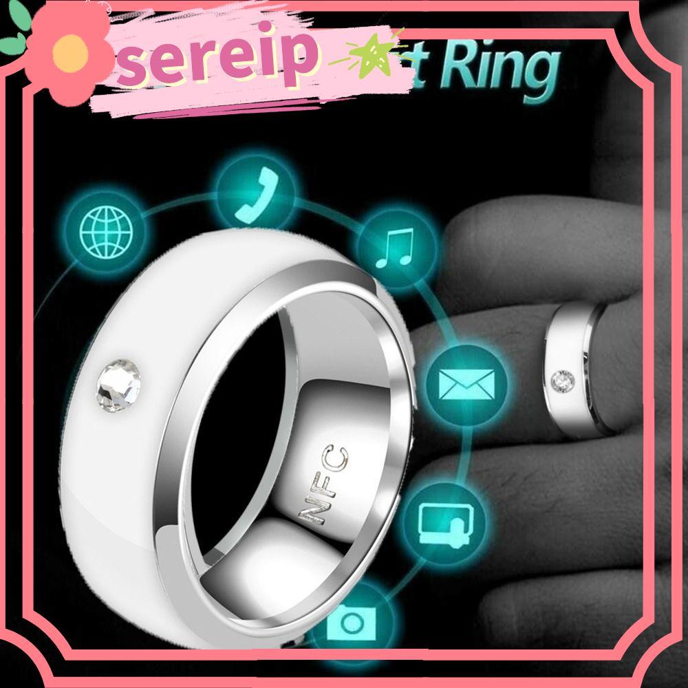 Nhẫn thông minh SEREIP NFC, Nhẫn kỹ thuật số ngón tay kết nối ma thuật có thể đeo được, Nhẫn đeo tay