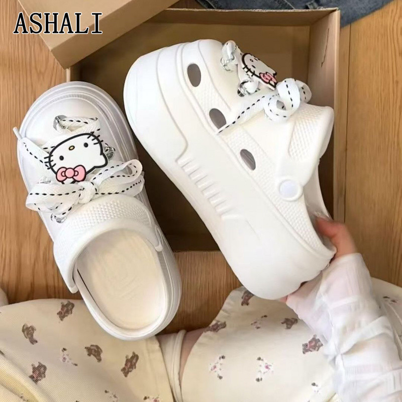 ASHALI Dép xỏ ngón nữ đế dày chống trượt cao cấp mùa hè