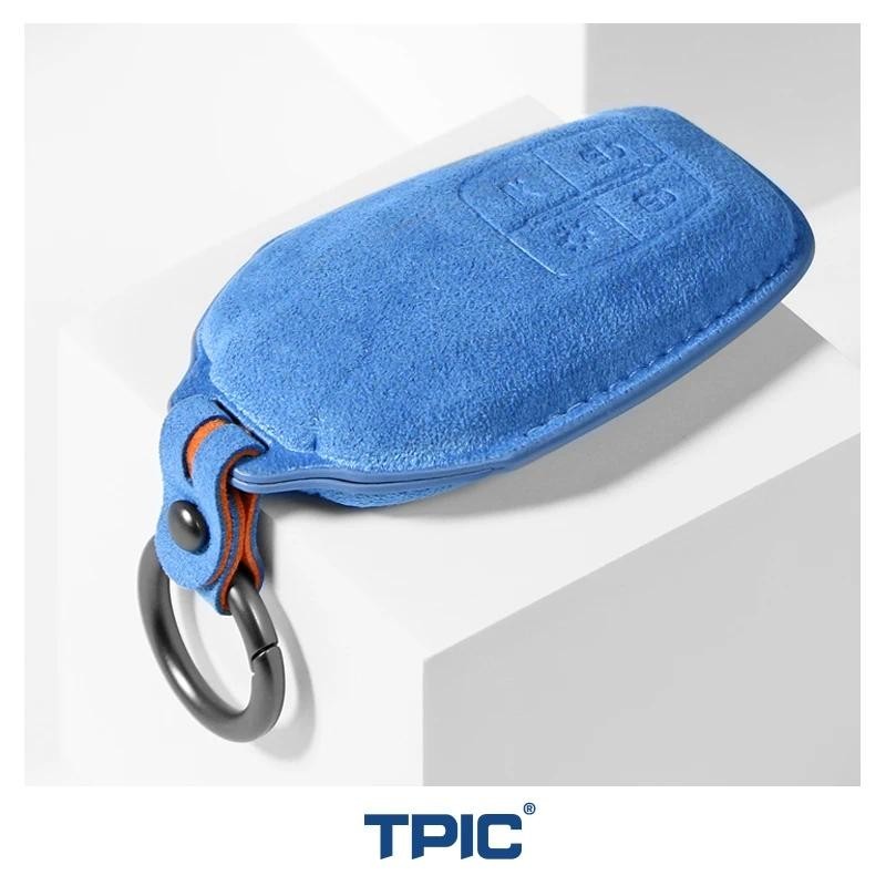 TPIC Alcantara Chìa Khóa Fob Dành Cho Ferrari F1 Cao Su 599 F40 Roma 812 F8 SF90 Portofino Chìa Khóa