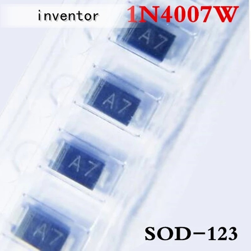 (100 chiếc) 1N4007W A7 SOD-123FL 1206 SMD Schottky diode 1N4007 (Đánh dấu A7)