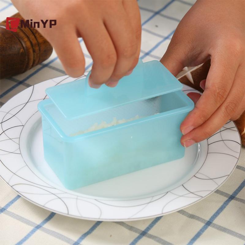 CMinYP No Sti Musubi Maker Press With Small Rice Paddle, Sushi Making Kit Onigiri Mold Luncheon Meat