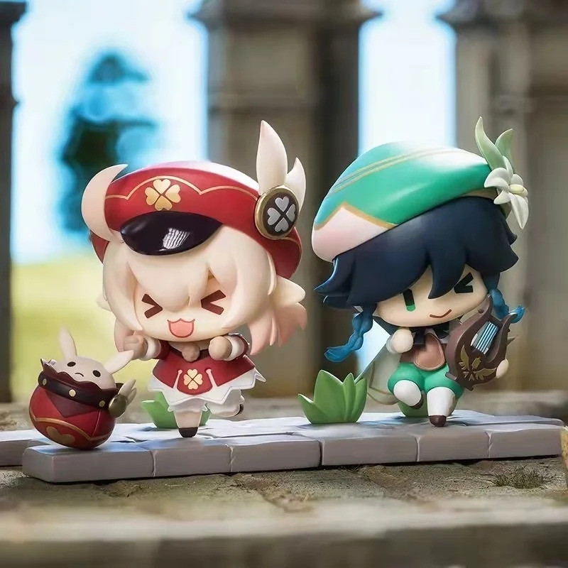 Genshin Tác Động Tài Khoản Nhân Vật Hành Động Anime Game Genshin Tác Động Keqing Hổ Phách Klee Mona 