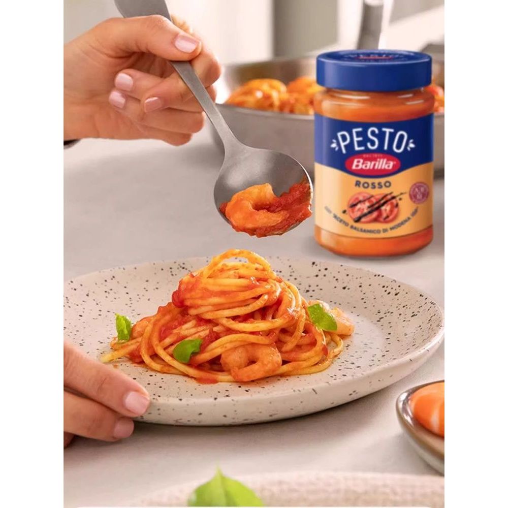 [Barilla] Baiweilai Pesto Hương Phô Mai Sốt Pasta Cà Chua 200g Sốt Mì Hỗn Hợp Nhập Khẩu Nguyên Bản P