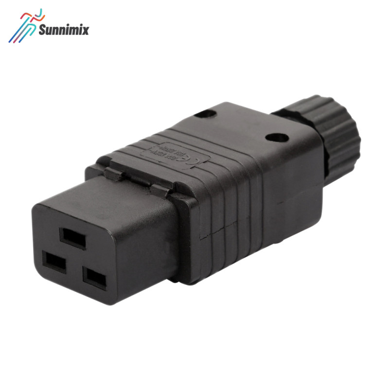 IEC 320 C19 Cắm IEC C19 Cắm C19 Đầu Nối Cáp Nguồn 16A 250V