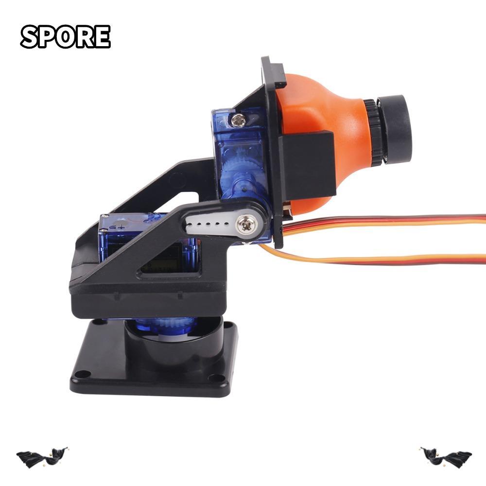 Camera SPORE PT, Giá đỡ camera nghiêng hai trục Pan, Phụ kiện RC PTZ Siêu âm 9g Bánh lái FPV Gimbal 