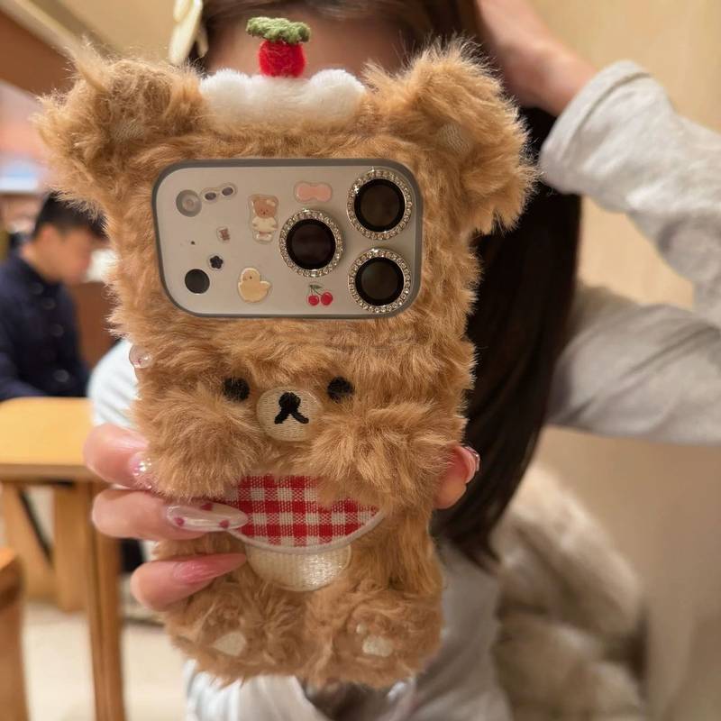 Cute Miffy Rabbit Iphone17pro Plush Phone Case Apple 15/16Promax Girlfriends 14/13/12 Winter 8dzK